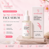 Acne Control Face Serum for Oily Skin | Korean Rice Water Formula