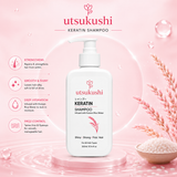 Keratin Shampoo for Smooth, Strong & Frizz-Free Hair | Korean Rice Water
