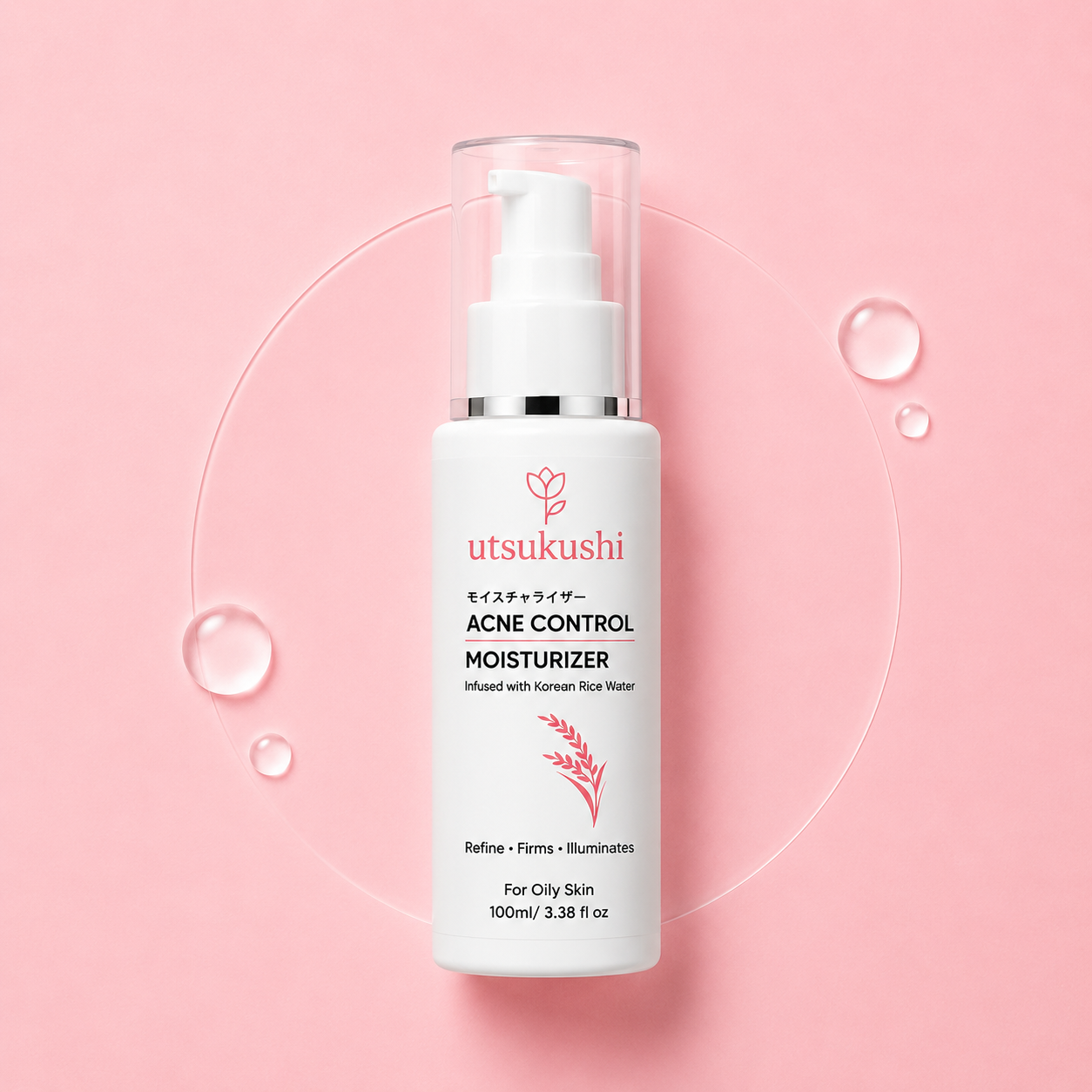 Acne Control Moisturizer for Clear & Balanced Skin | Korean Rice Water