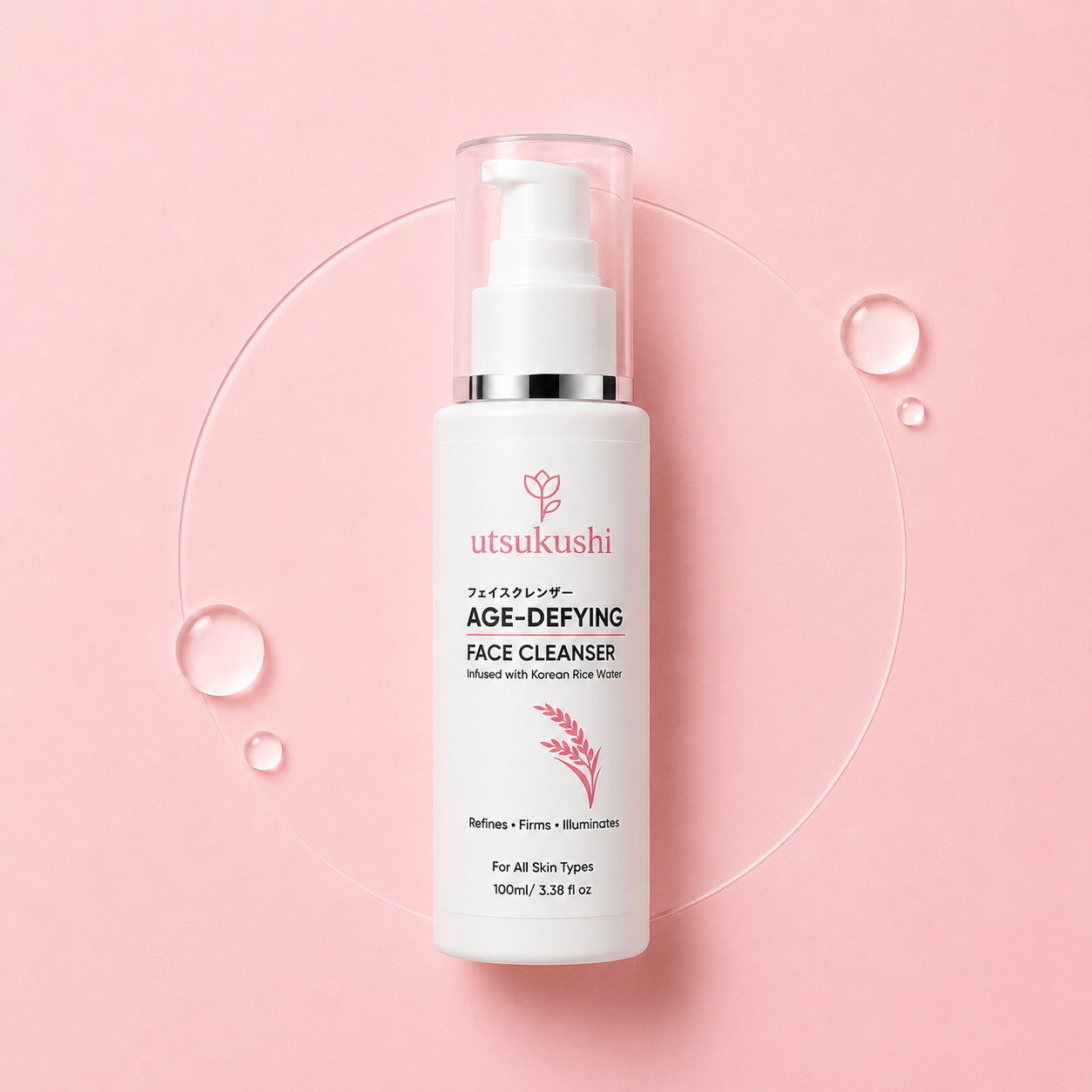 Age-Defying Face Cleanser for Youthful & Glowing Skin | Korean Rice Water