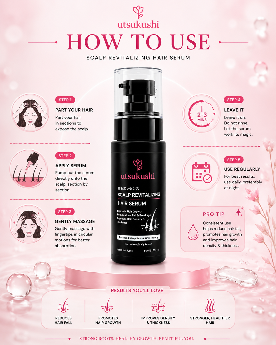 Scalp Revitalizing Hair Serum For Hair Growth & Hair Fall Control