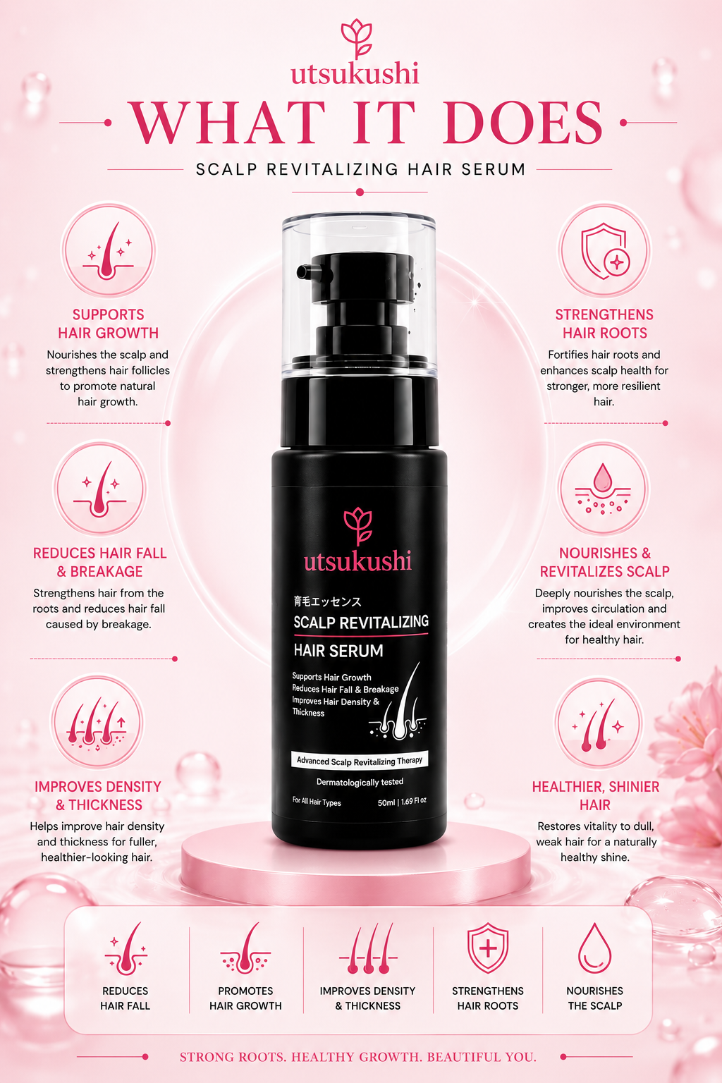 Scalp Revitalizing Hair Serum For Hair Growth & Hair Fall Control