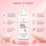 Keratin Conditioner For Smooth, Shiny & Frizz Free Hair