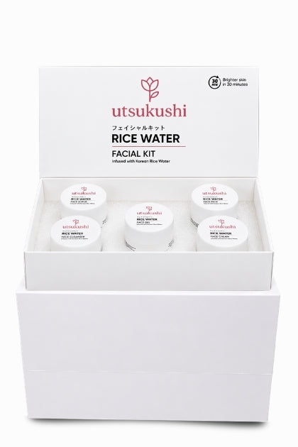 Rice Water Facial Kit For Brightening, Glow & Smooth Skin