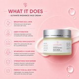 Ultimate Radiance Face Cream for Bright & Glowing Skin | Korean Rice Water