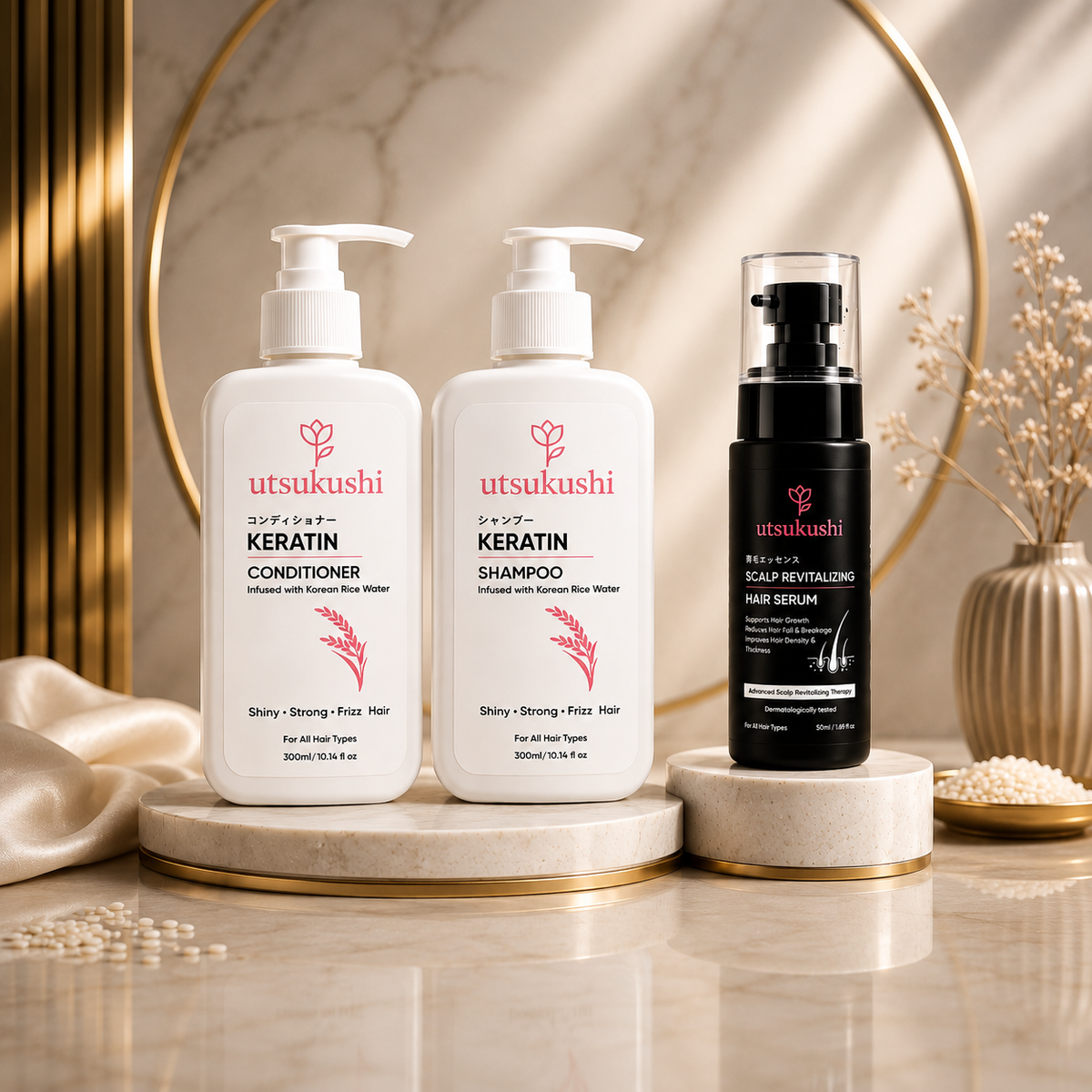 Hair Care 3-Step Combo Kit For Smooth, Strong & Healthy Hair