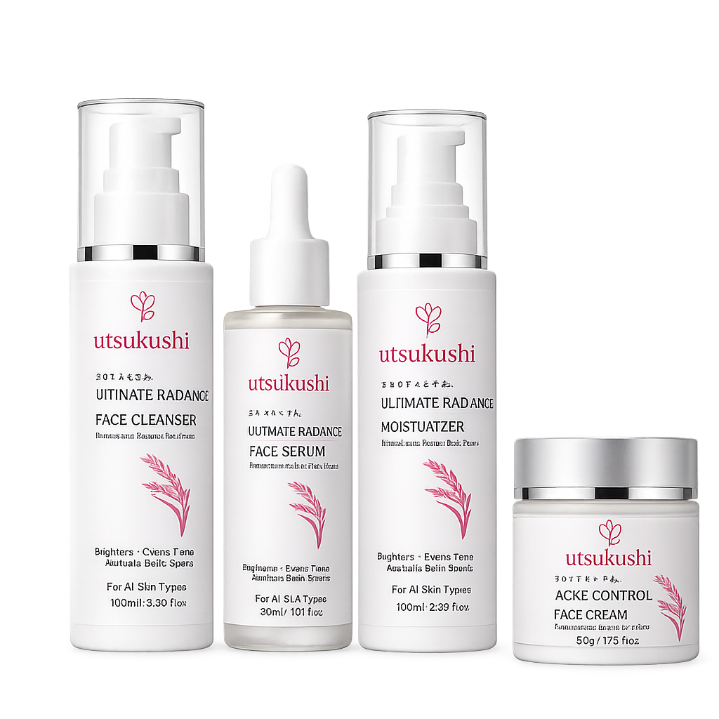 Ultimate Radiance 4-Step Combo Kit For Bright, Even Tone & Glowing Skin